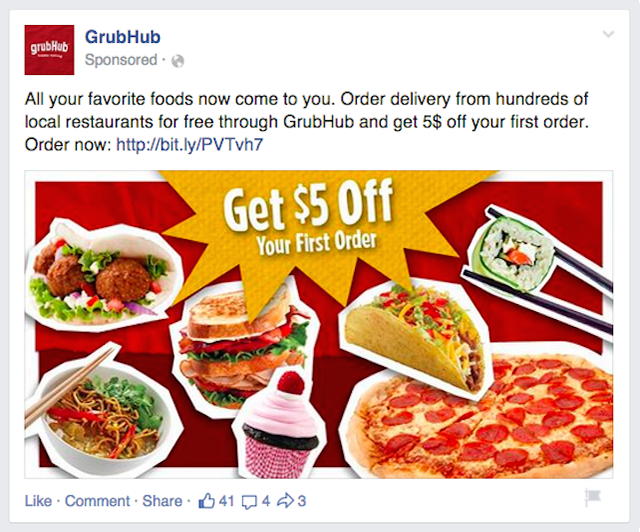 grubhub-facebook-ad copy