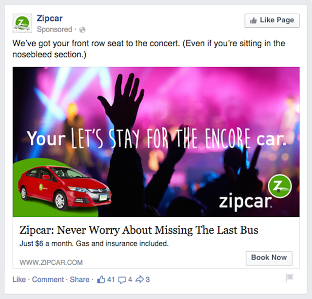 zipcar-facebook-ad