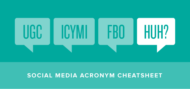 social media acronyms cheatsheet