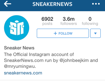 sneaker news instagram