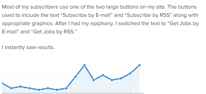Email subscriber growth